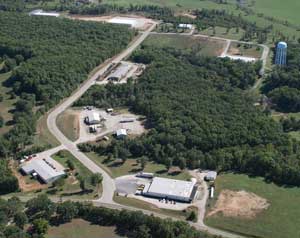industrial park aerial